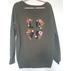 Torrid Light Sweater Top. Size 1